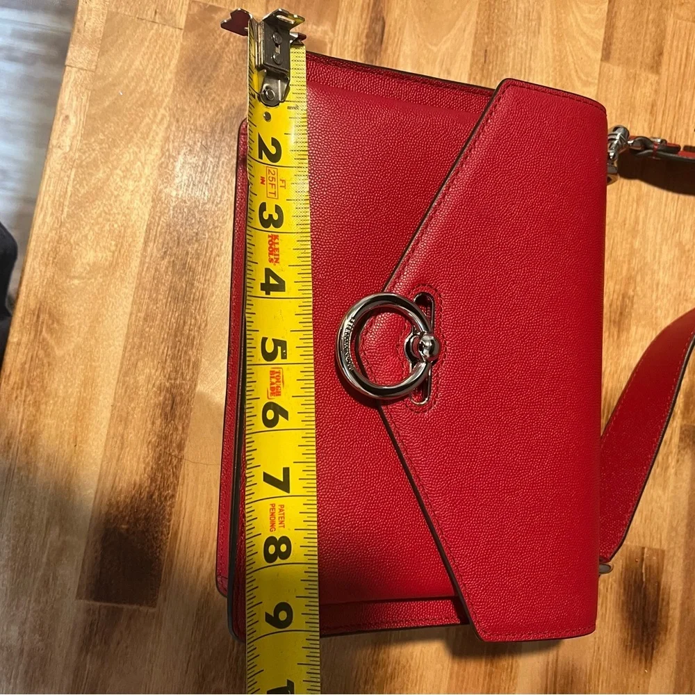 NWOT~Rebecca Minkoff Red Shoulder / Crossbody Bag - Picture 11 of 13